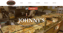 Desktop Screenshot of johnnysnypizzeria.com